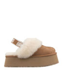 Ugg Australia Funkette Κλειστές Γυναικείες Παντόφλες Καφέ