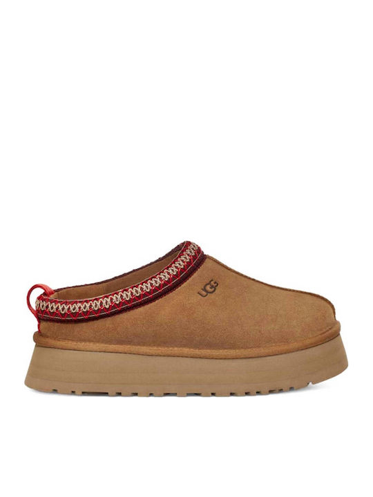 Ugg Australia Tazz II Κλειστές Γυναικείες Παντόφλες Καφέ